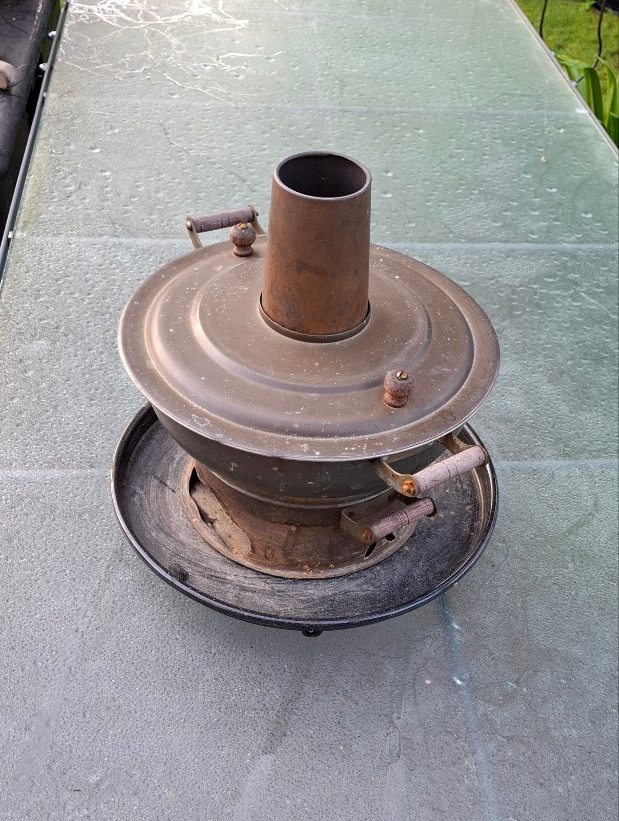 Chinese Hot Pot, Mongoolse vuurpot, Shabu-Shabu pan, Tuin en Terras, Ophalen of Verzenden, Gebruikt