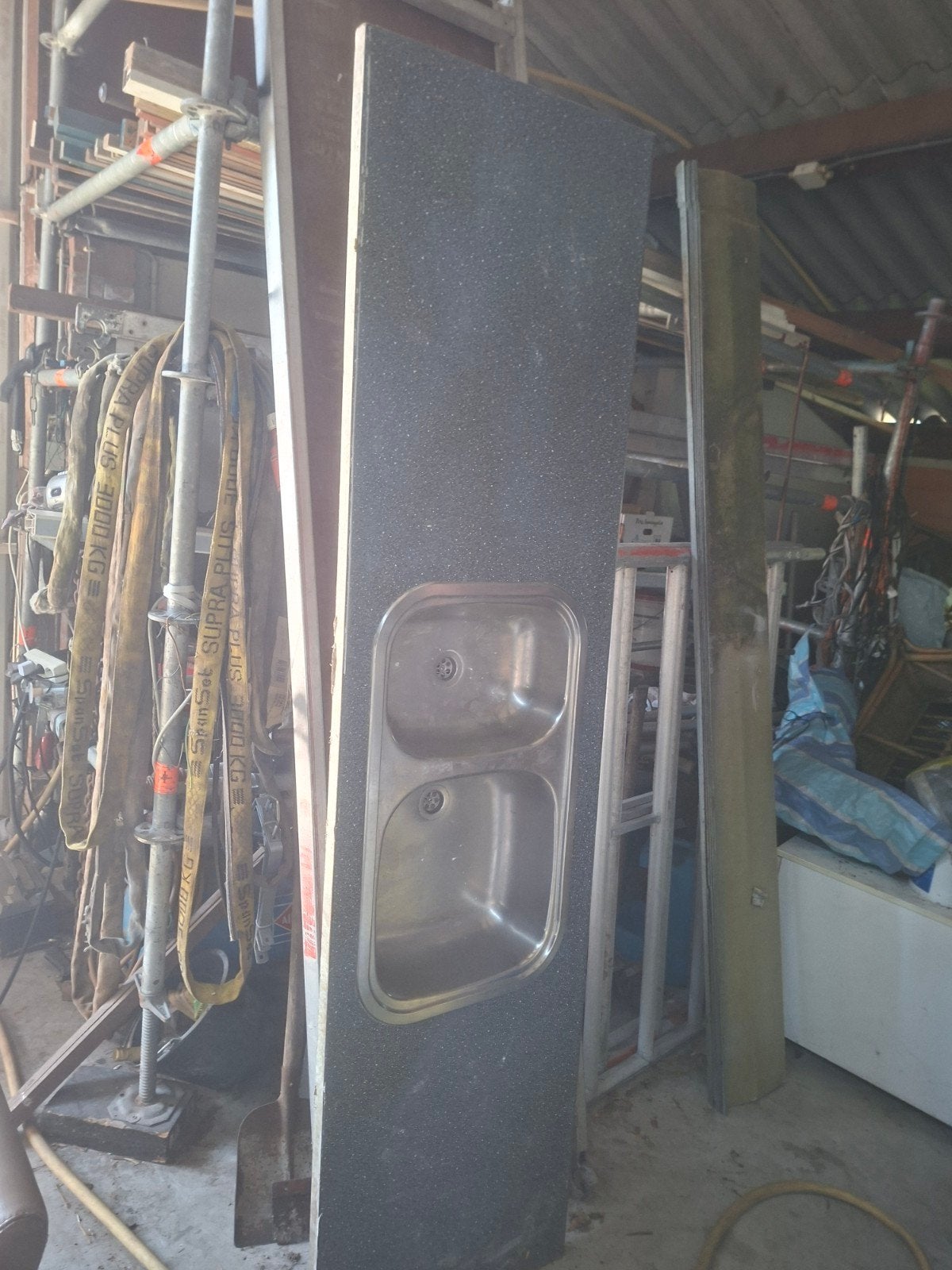 Keuken blad met wasbak, Ophalen, 25 tot 50 cm, 50 tot 100 cm, Minder dan 100 cm