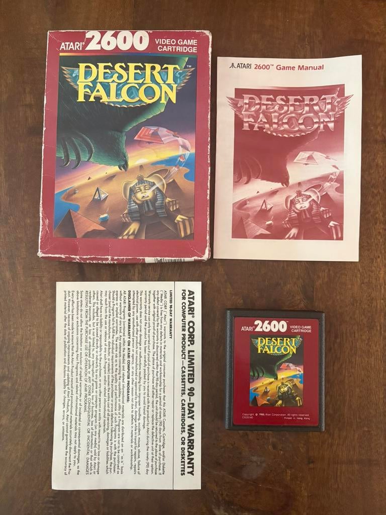 Desert Falcon Atari 2600 Compleet CIB PAL, Spelcomputers en Games, Games | Atari, 2 spelers, Ophalen of Verzenden, Zo goed als nieuw