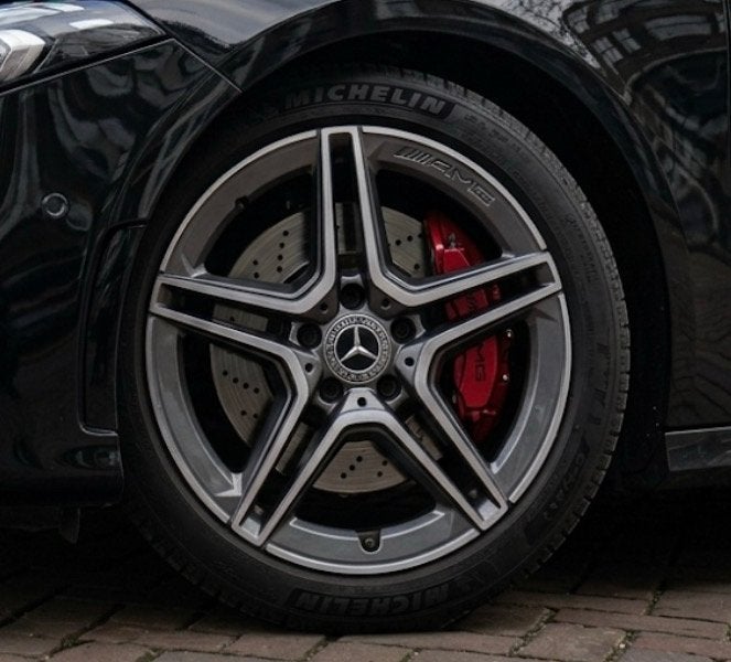 ✅ Originele AMG Velgen + Michelin banden + TPMS 18” A W177, Ophalen, 18 inch, Gebruikt, Banden en Velgen