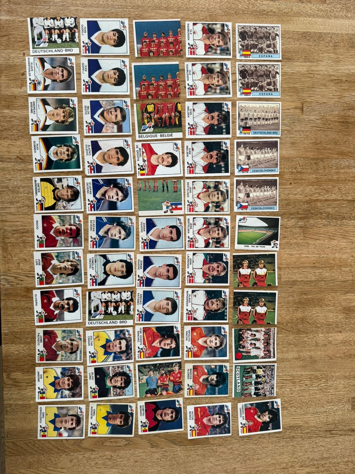 Panini Euro 1984 stickers, Ophalen of Verzenden, Zo goed als nieuw, Buitenlandse clubs, Poster, Plaatje of Sticker