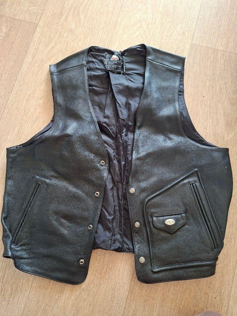 motor vest, Motoren, Ophalen of Verzenden, Tweedehands, Heren, Jas | leer