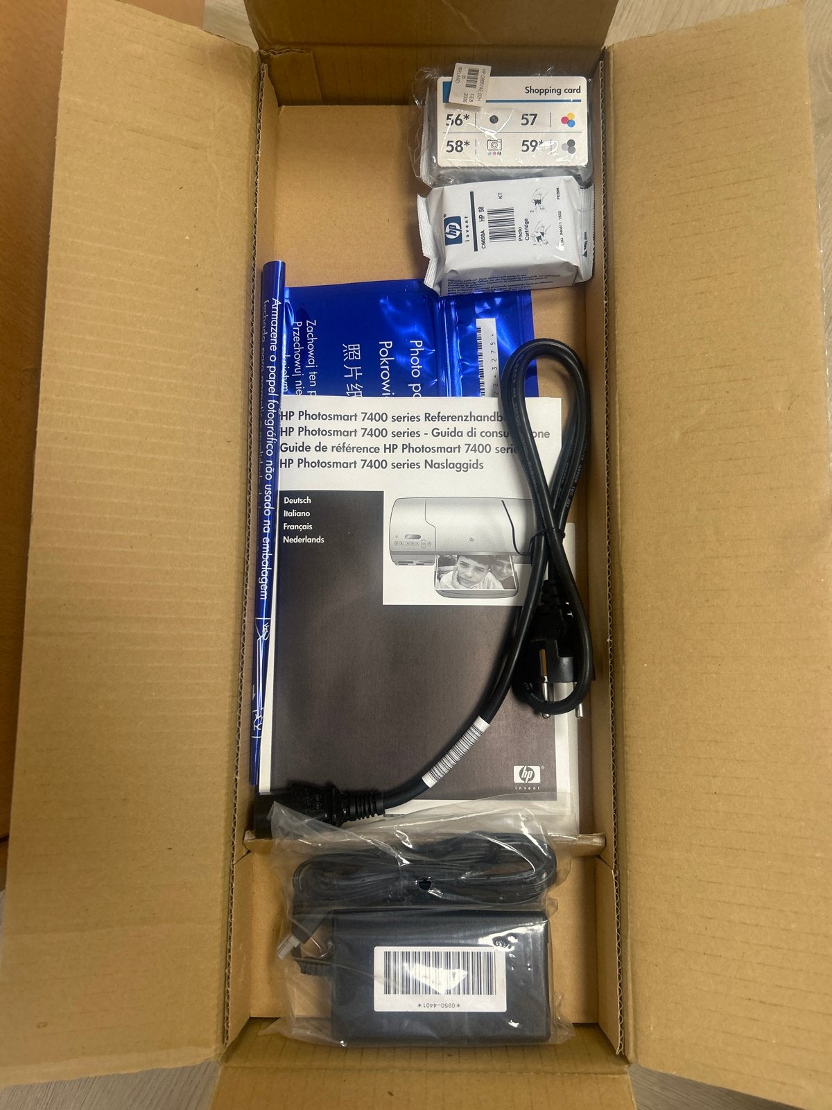 HP Photosmart 7450 Fotoprinter - Zo goed als nieuw, Fotoprinter, Inkjetprinter, Kleur printen, Ophalen of Verzenden