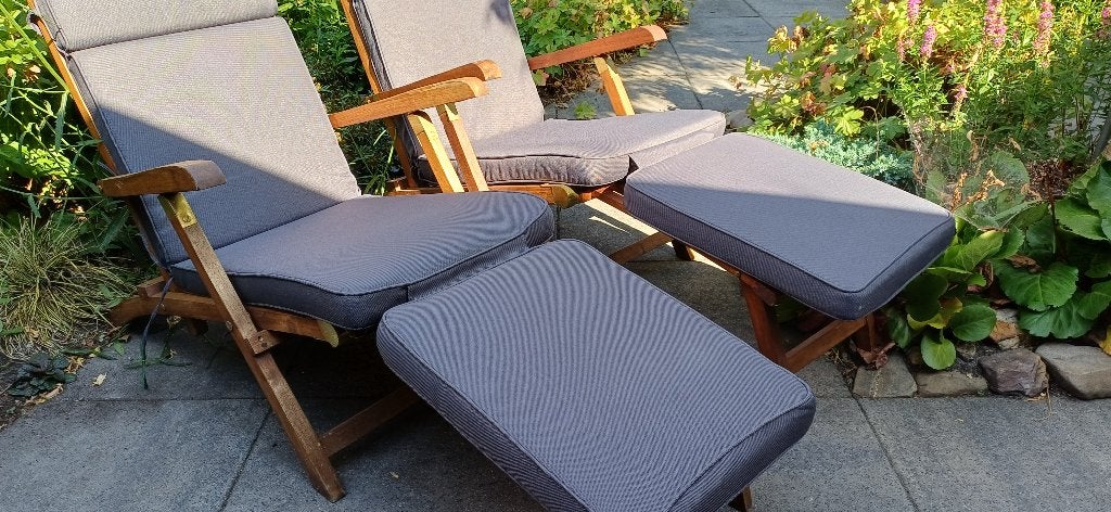 Tuinstoelen, Tuin en Terras, Tuinstoelen, Ophalen, Gebruikt, Teakhout, Inklapbaar