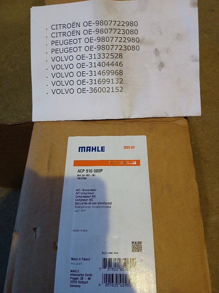 AIRCO POMP VOLVO, Auto-onderdelen, Ophalen of Verzenden, Nieuw, Volvo