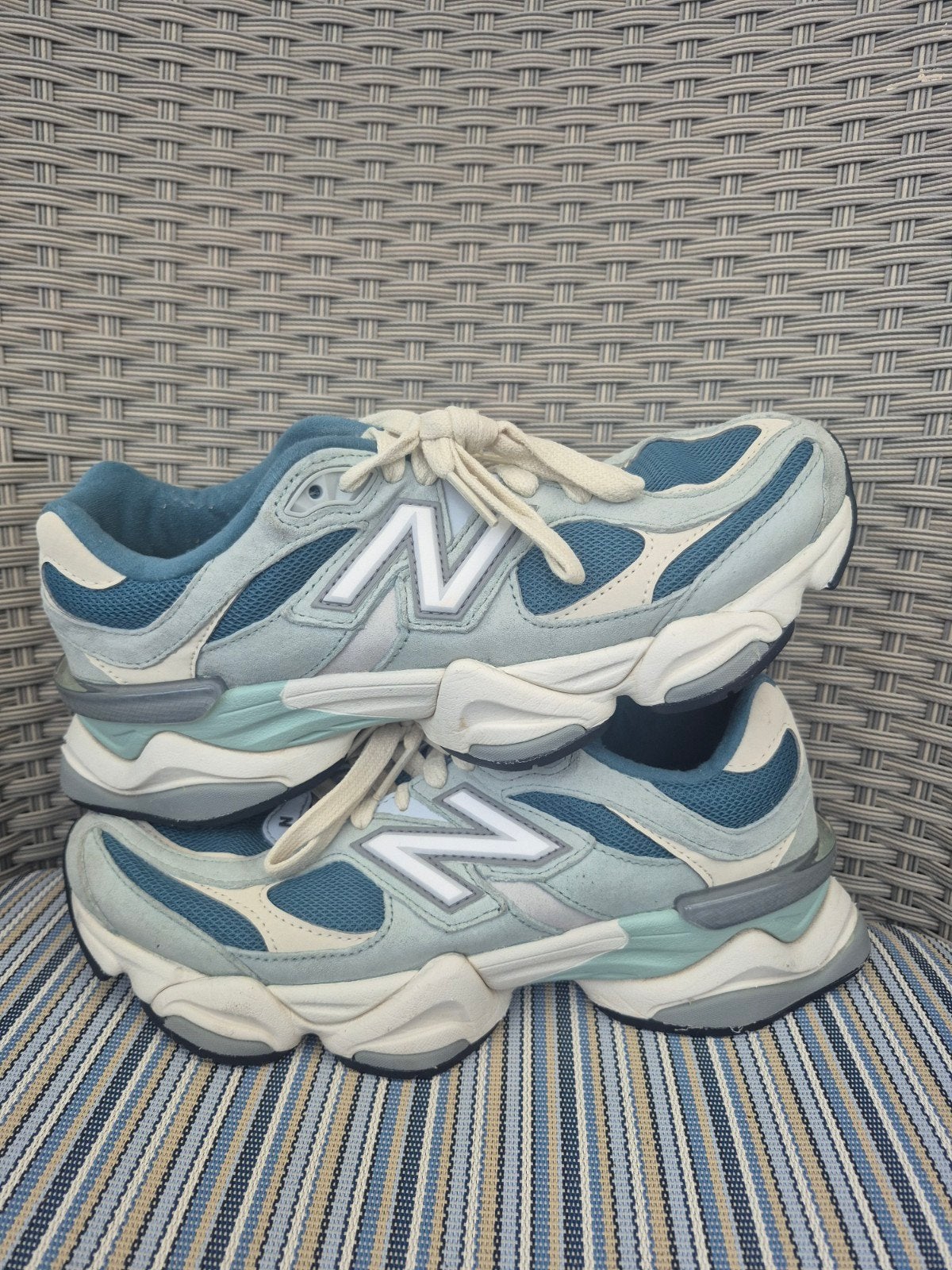 New Balance 9060 New Spruce Salt Marsh - Maat 39.5, Kleding | Dames, Verzenden, New Balance, Groen, Sneakers of Gympen
