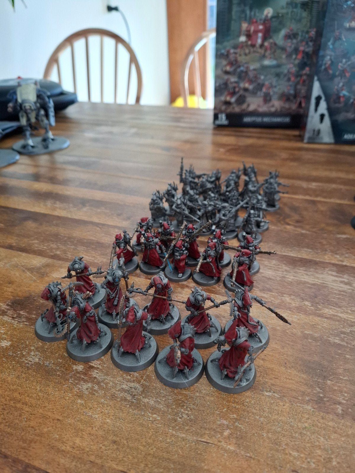 Warhammer 40K Ad Mech Leger - Gedeeltelijk Geverfd, Hobby en Vrije tijd, Gebruikt, Figuurtje(s), Ophalen of Verzenden, Warhammer 40000