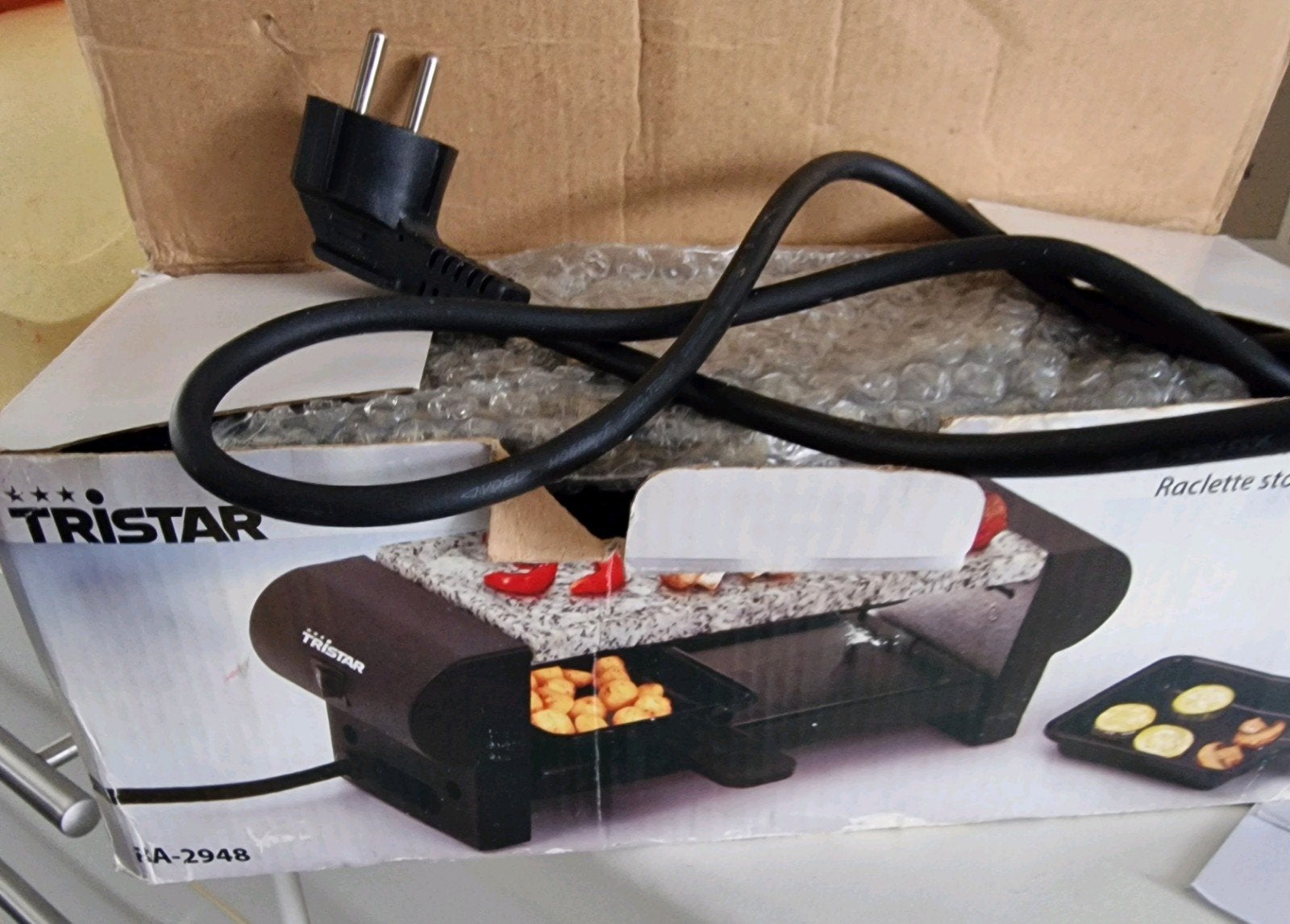 Tristar Raclette Steen Grill 2 Personen, Ophalen