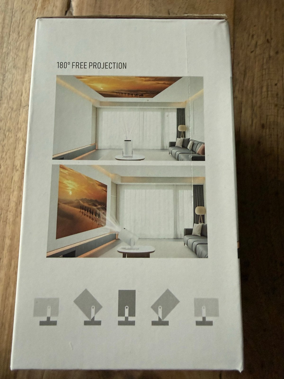 Nieuwe Multimedia Projector met 180 Projectie en Wi-Fi, Ophalen of Verzenden, Nieuw, LED, Overige resoluties