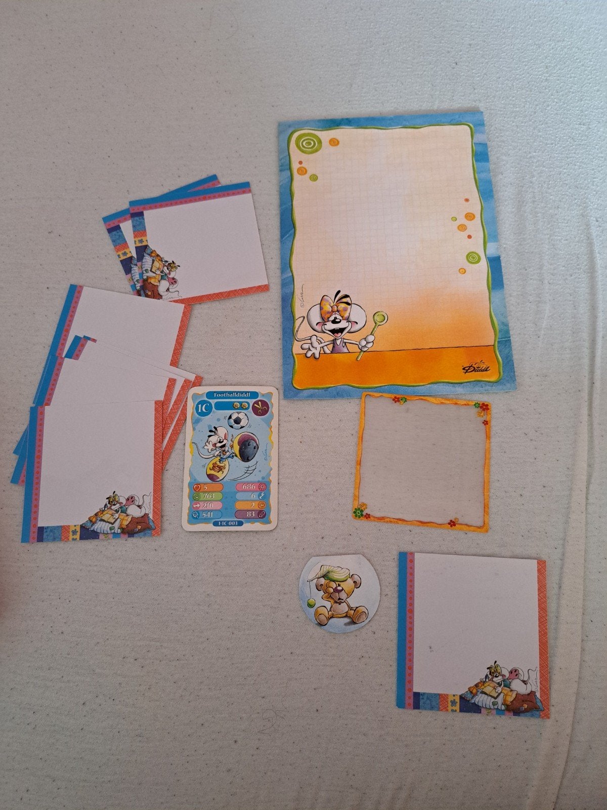 Kleine verzameling Diddle blaadjes, Ophalen of Verzenden, Diddl, Nieuw, Papier, Kaart of Schrift