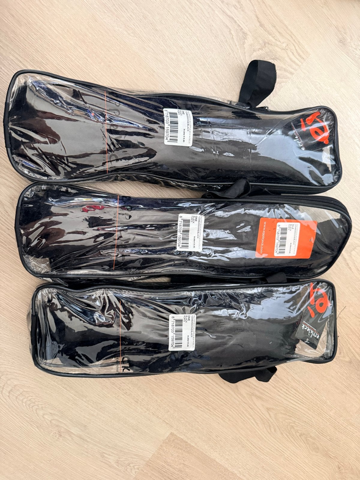 Nieuw Halster bontjes zwart 4 delig ( 3 setjes ), Nieuw, Ophalen of Verzenden, Zwart, Epplejeck