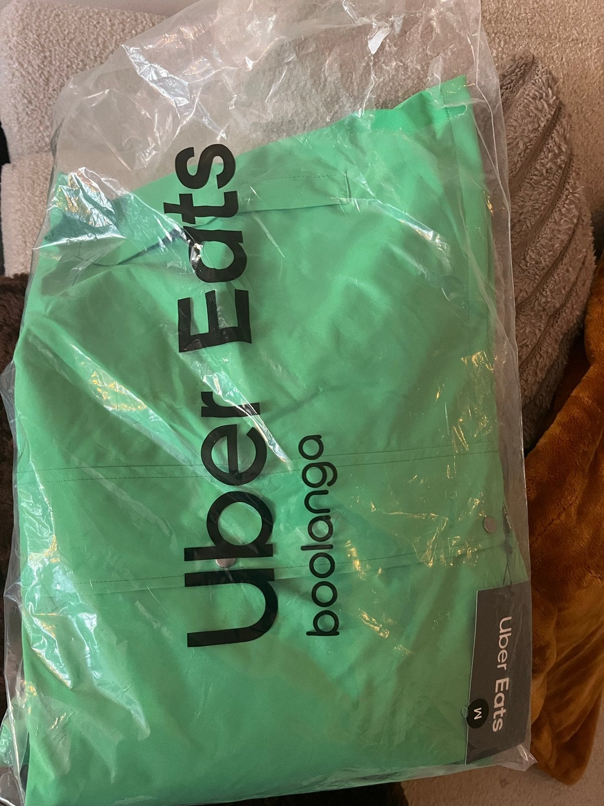 Uber Eats jas maat M - Nieuw in zak, Ophalen of Verzenden, Nieuw, Maat 48/50 (M), Groen