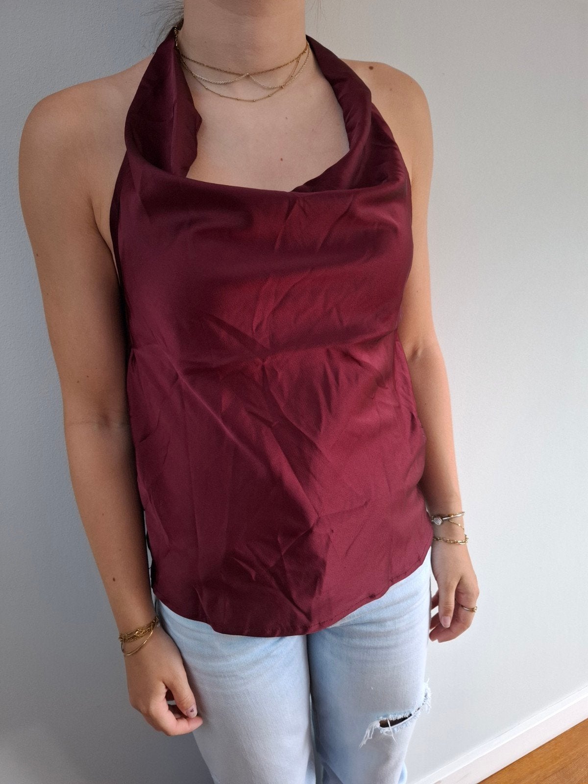 Halter top, Nieuw, Ophalen of Verzenden, Geen merk, Rood
