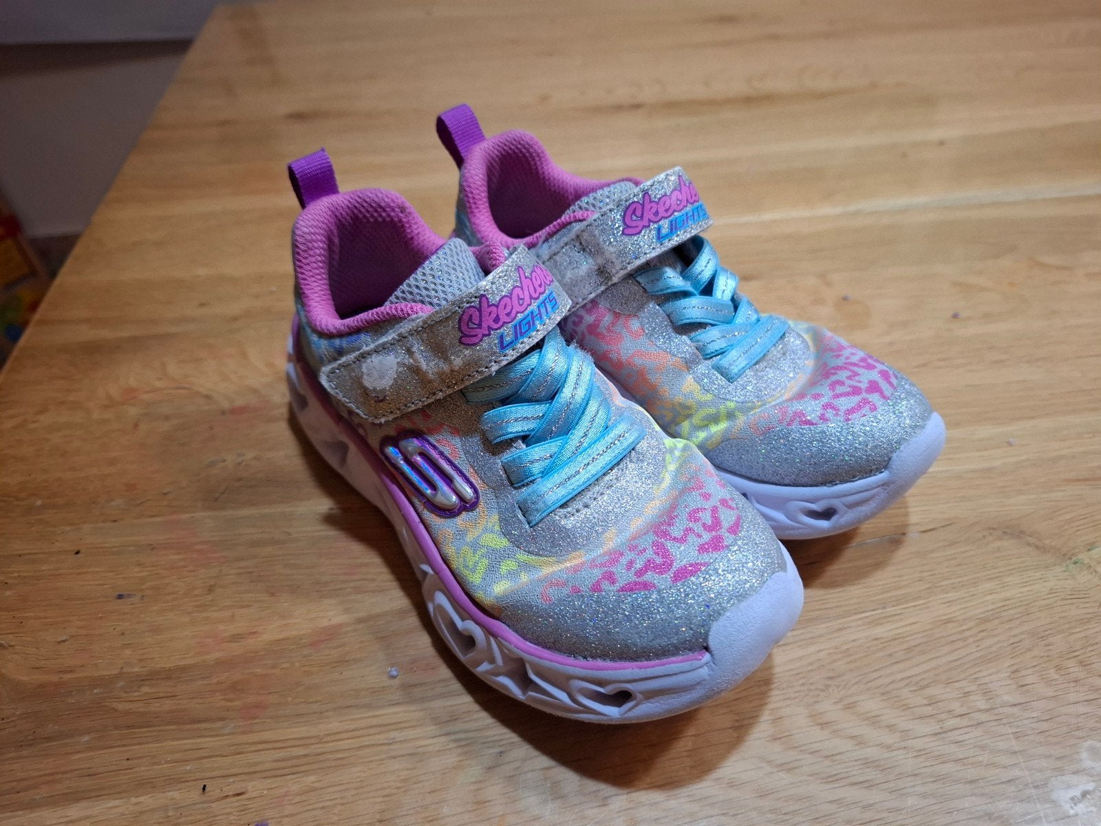 Skechers Light-Up Sportschoenen Maat 27 voor Meisjes, Gebruikt, Meisje, Sportschoenen, Skechers