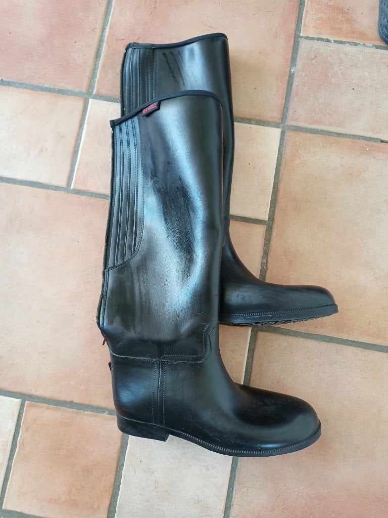 paardrijlaarzen gevoerd, rits, rekbare kuit mt 41 (RedHorse), Dieren en Toebehoren, Dressuur, Ophalen of Verzenden, Zo goed als nieuw