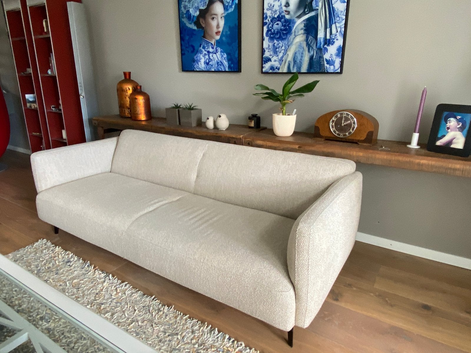BoConcept Modena 3 zits bank, Ophalen, Zo goed als nieuw, 150 cm of meer, Metaal