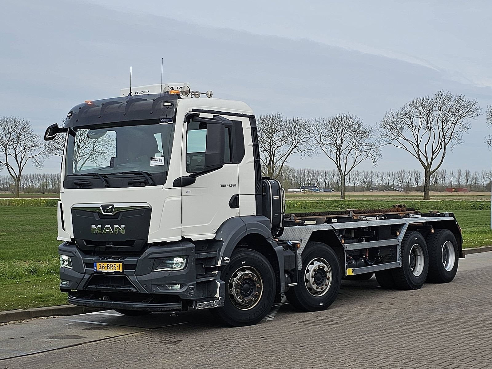 M.A.N. 41.360 TGS 8x4 translift chain, Auto's, Vrachtwagens, Euro 6, Wit, Origineel Nederlands, Bedrijf