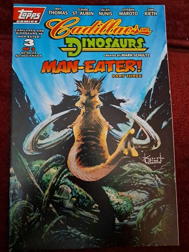 Cadillacs and dinosaurs, Amerika, Roy Thomas., Zo goed als nieuw, Ophalen