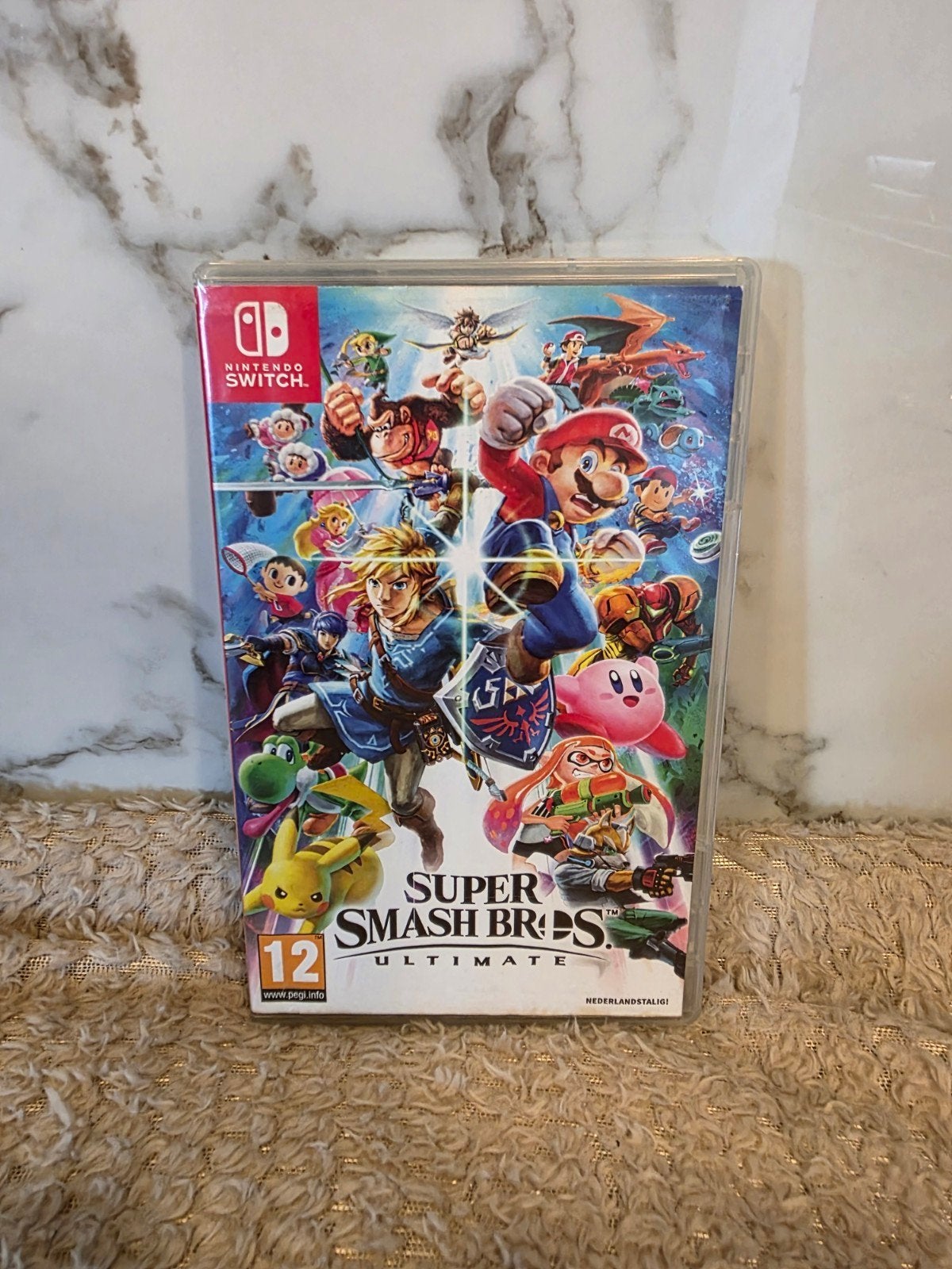 Super Smash Bros Ultimate Switch hoesje, Spelcomputers en Games, Games | Nintendo Switch, Gebruikt, Vechten, Ophalen of Verzenden