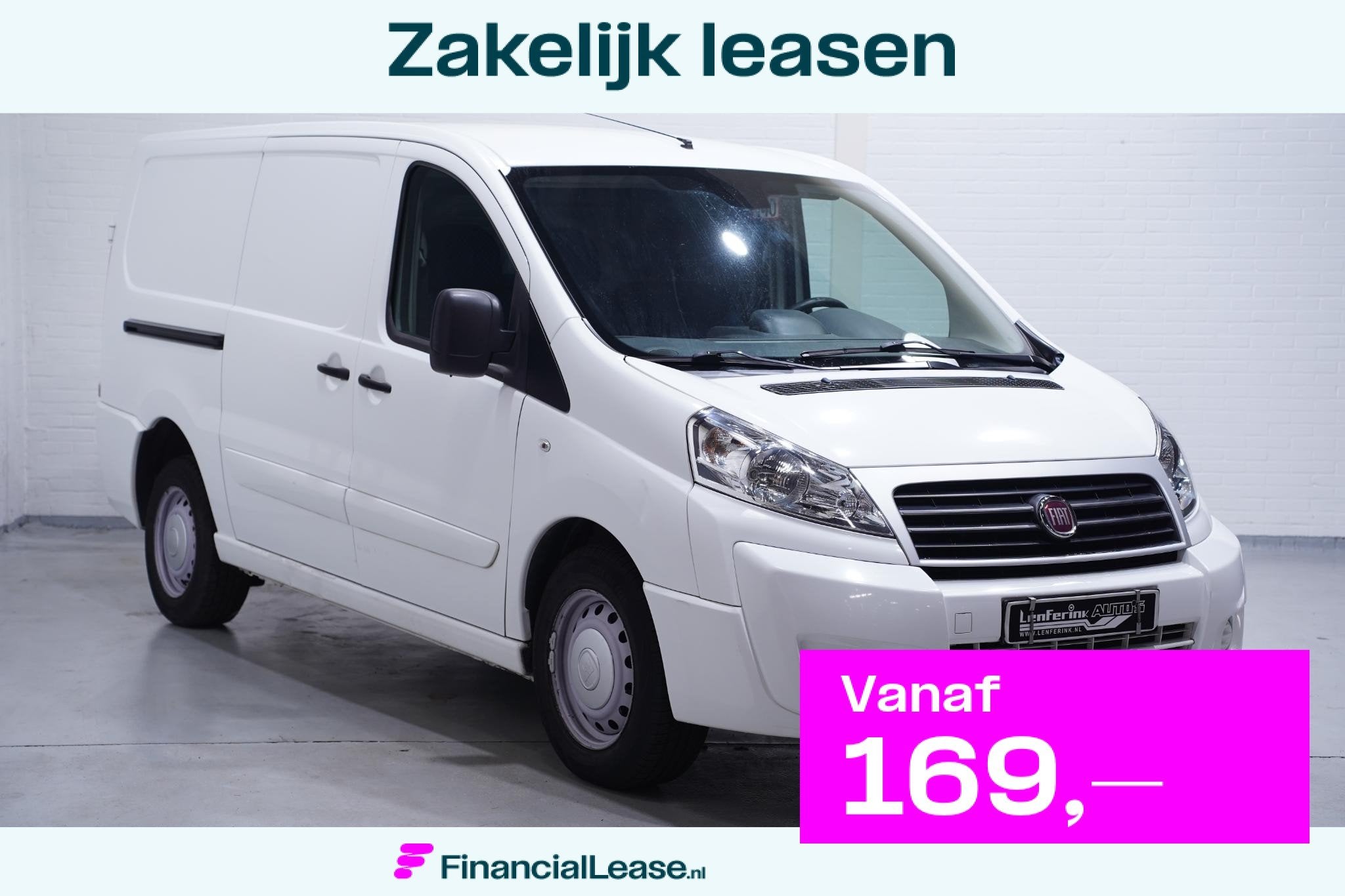Fiat Scudo 2.0 MultiJet 128 pk L2H1 SX Airco Bumpers in Kleu, Voorwielaandrijving, Euro 5, Gebruikt, 4 cilinders