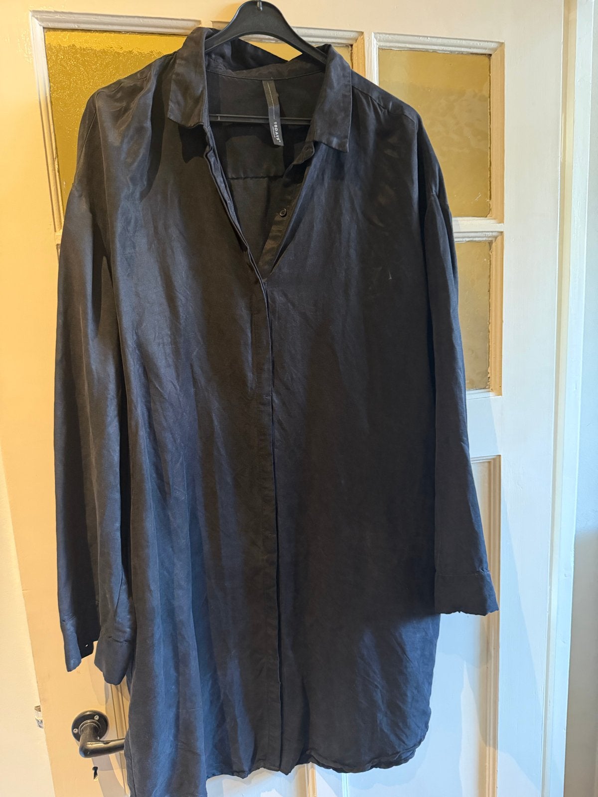 10DAYS Amsterdam Zwart Oversized Blouse Jurk Maat M, Kleding | Dames, Maat 38/40 (M), Zwart, Ophalen of Verzenden, Zo goed als nieuw