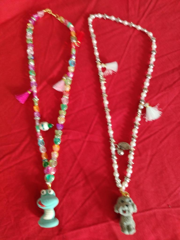 Kinder ketting  met  dieren hanger Nieuwe, Ophalen of Verzenden, Nieuw, Overige materialen