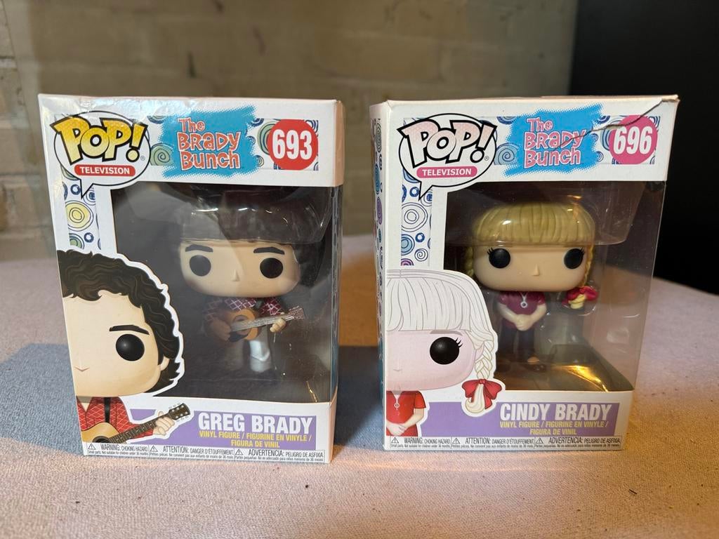Funko Pop! The Brady Bunch Greg & Cindy Brady Set, Ophalen of Verzenden, Nieuw