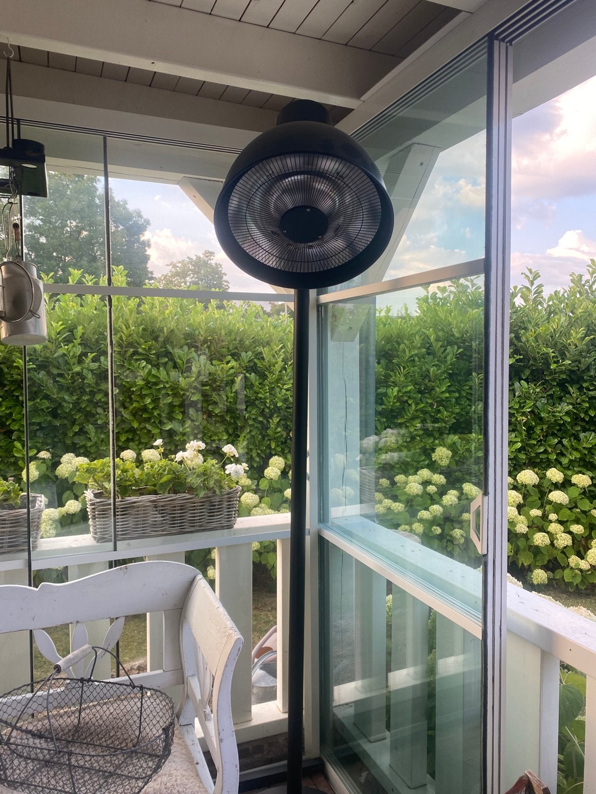 3 standen terrasheater, Ophalen, Zo goed als nieuw, Elektrisch