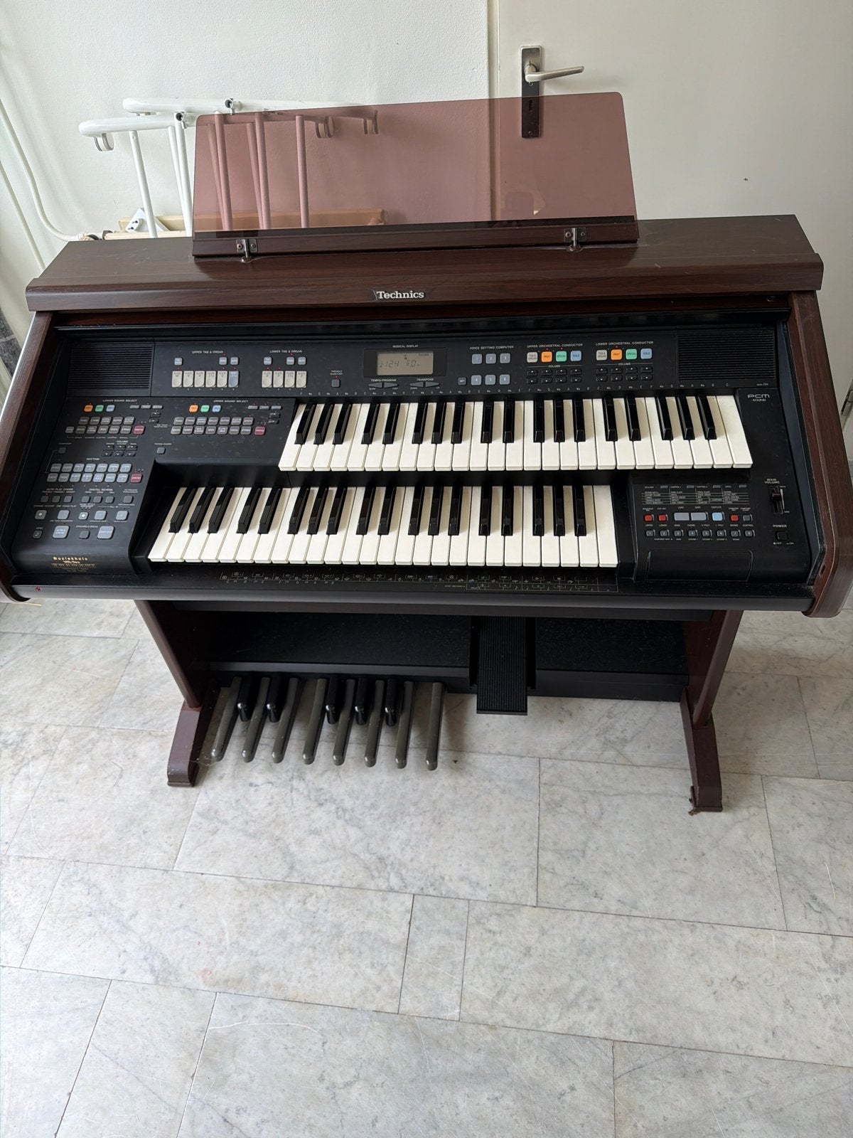 Technics U401 Elektronisch Orgel met 2 klavieren, Muziek en Instrumenten, Orgels, Gebruikt, Orgel, 2 klavieren, Ophalen