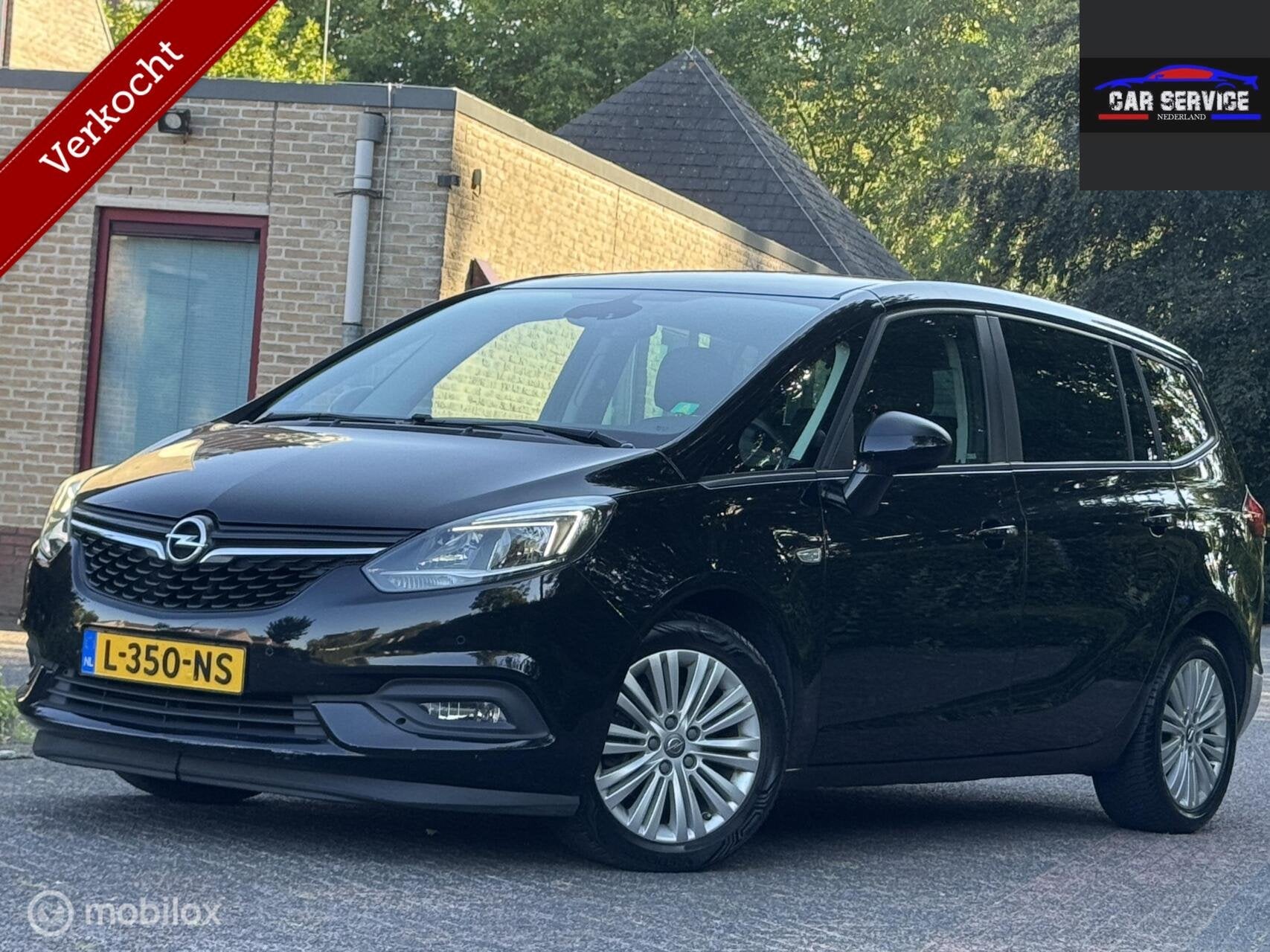 Opel Zafira 1.4 Turbo Online Edition/7PERSOONS/APK/PDC/CAMER, Auto's, Gebruikt, Euro 6, 4 cilinders, Zwart