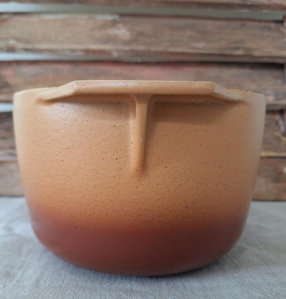 Vintage Nomar (Staub) saus/fonduepan, Ophalen of Verzenden, Gebruikt, Gietijzer, Inductieplaat