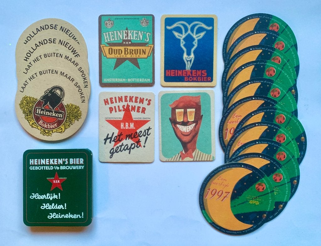 Heineken Bier Viltjes Collectie, Verzamelen, Ophalen of Verzenden, Zo goed als nieuw, Viltje(s), Heineken