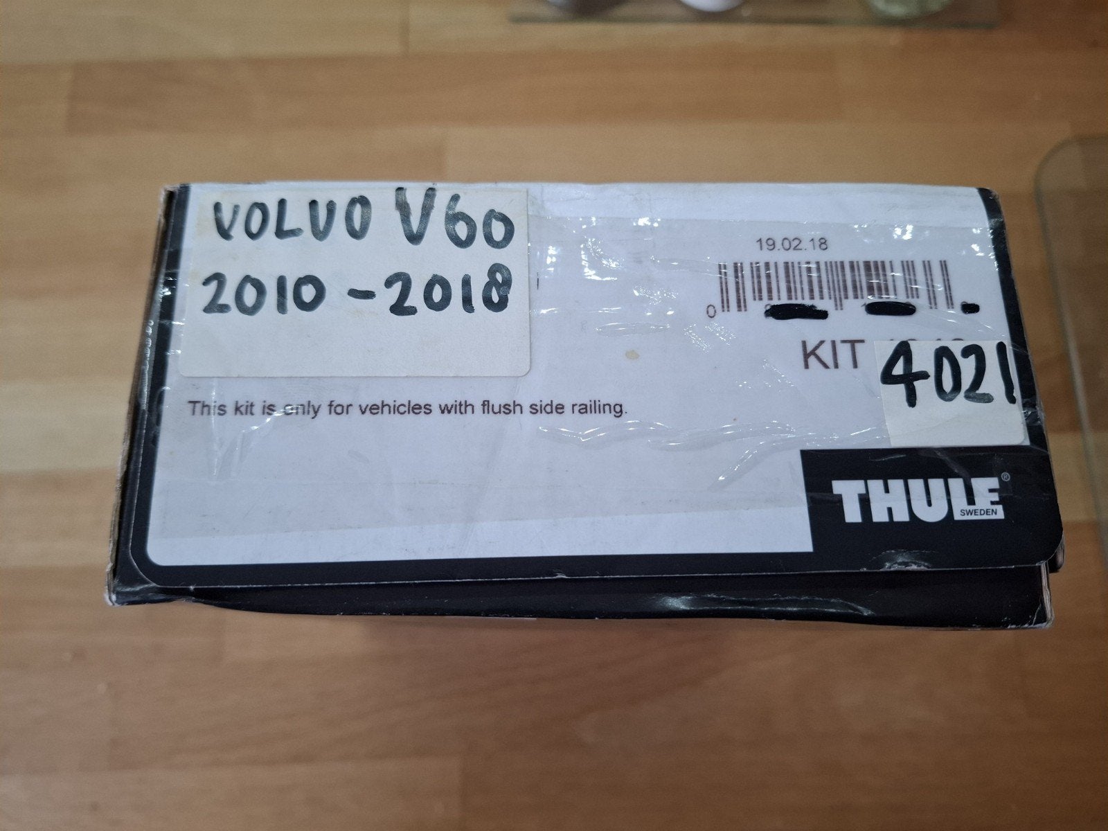 Thule kitset 4021 voor Volvo V60, Ophalen of Verzenden, Gebruikt
