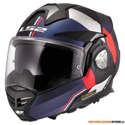 LS2 FF901 Advant X Ultra Systeemhelm, Blauw-Rood, Ophalen of Verzenden, Nieuw met kaartje