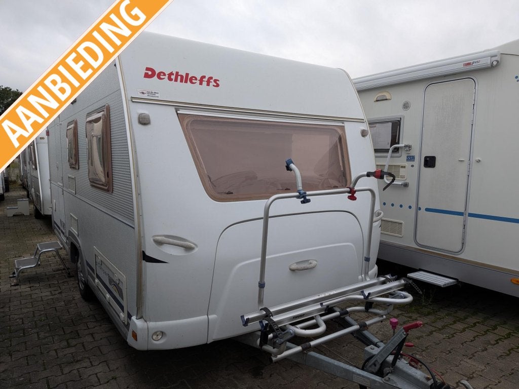 Dethleffs Camper 420 nu alle caravans in prijs verlaagd!, Caravans en Kamperen, Ringverwarming, Bedrijf, Treinzit, 750 - 1000 kg