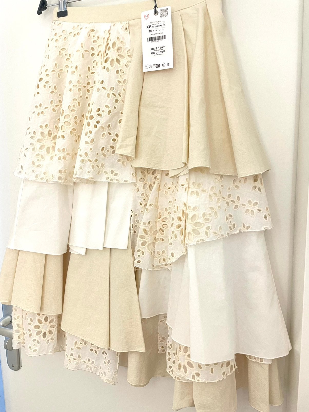 Zara Limited Edition Patchwork Midi Rok - Nieuw met kaartje, Meerkleurig, Nieuw, Ophalen of Verzenden, Maat 34 (XS) of kleiner