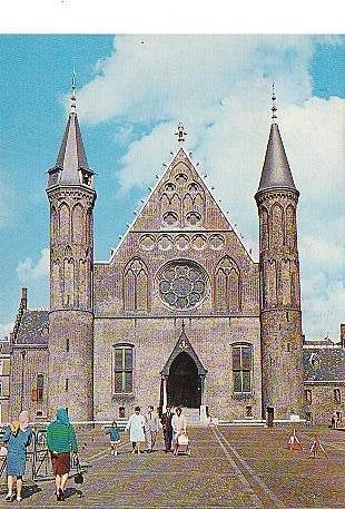 Ansichtkaart 	Den Haag	Ridderzaal, Verzenden, 1960 tot 1980, Ongelopen, Zuid-Holland