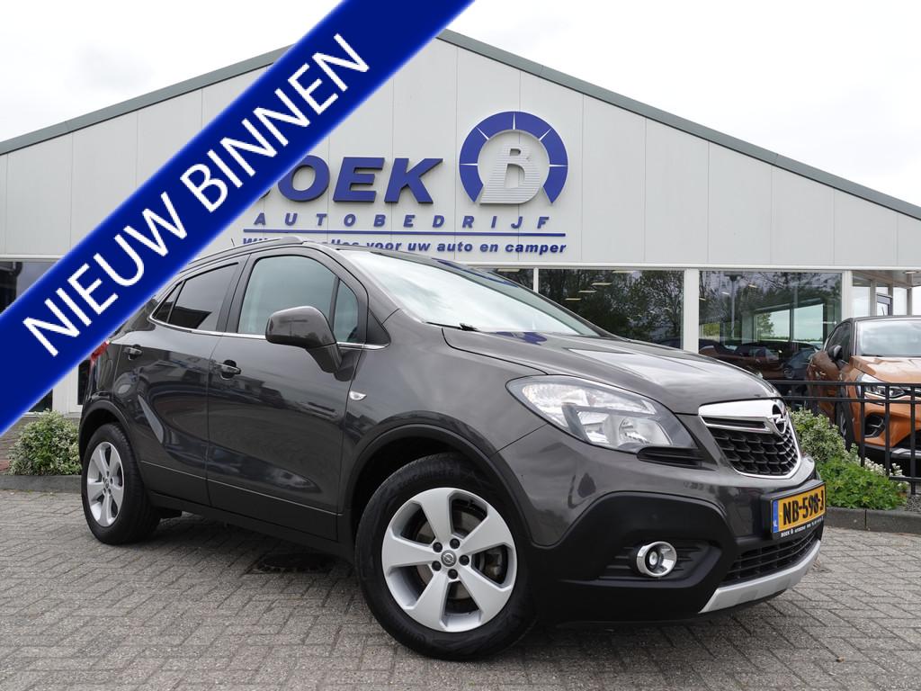 Opel Mokka 1.4 T 140PK Innovation AUTOMAAT SCHUIFDAK | TREKH, Auto's, Gebruikt, Euro 6, SUV of Terreinwagen, Zilver of Grijs