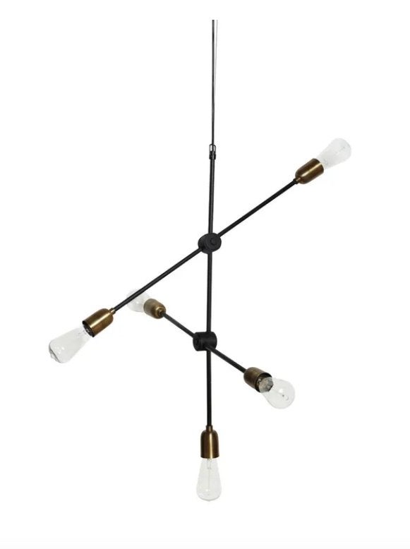 Hanglamp Molecular Pendant, Ophalen, Zo goed als nieuw, Industrieel, Metaal