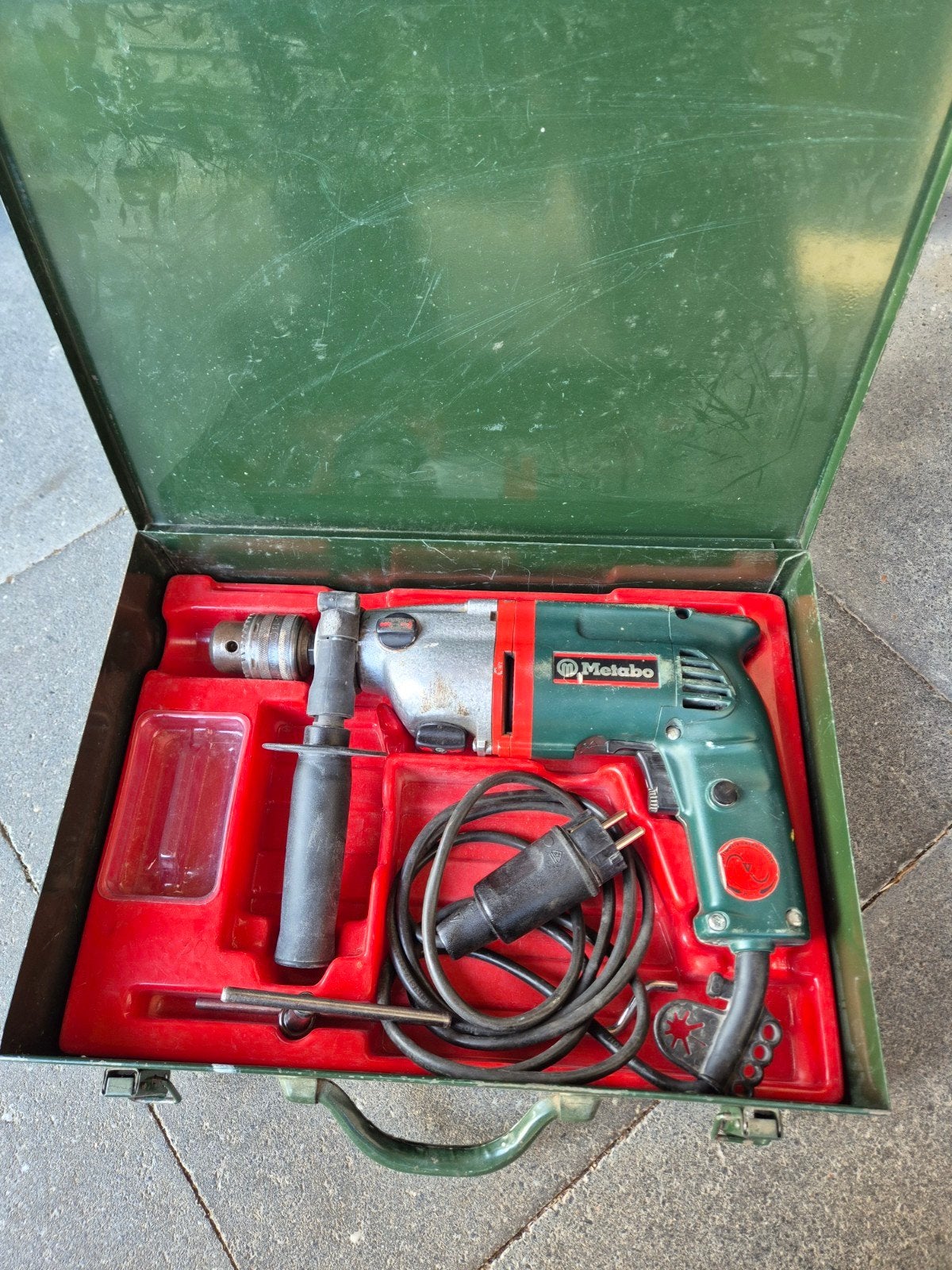 Tk Metabo klopboormachine 700 w, Ophalen of Verzenden, Gebruikt, Boormachine