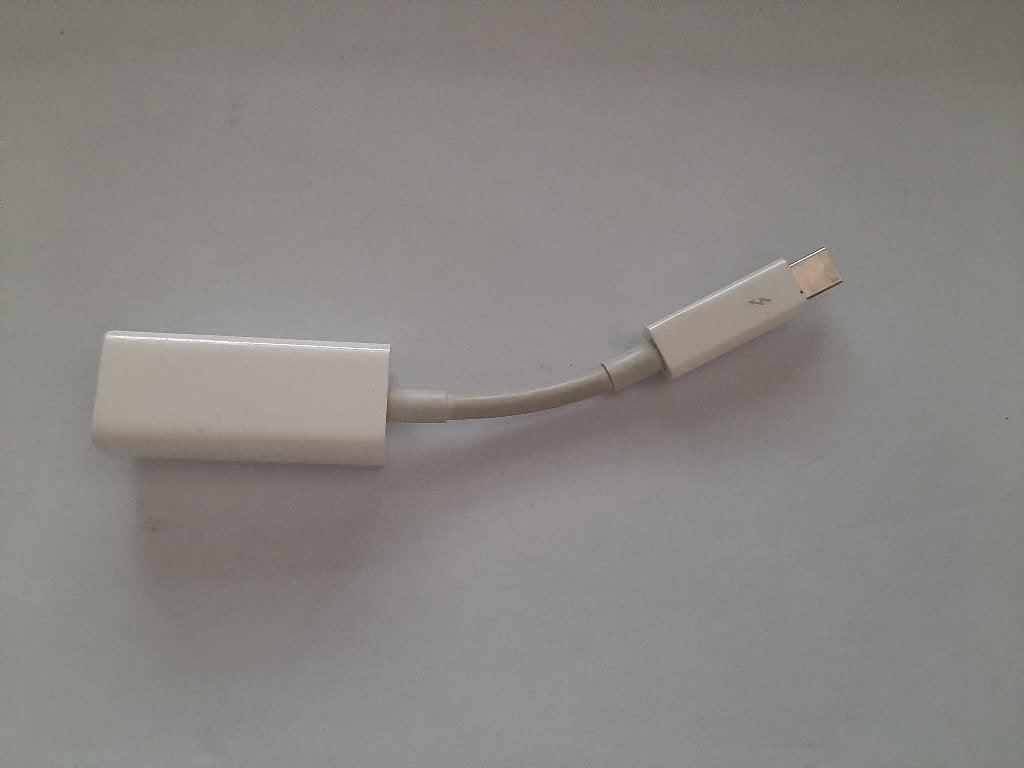 Apple Thunderbolt tot Gigabit Ethernet Adapter, Ophalen of Verzenden, Gebruikt