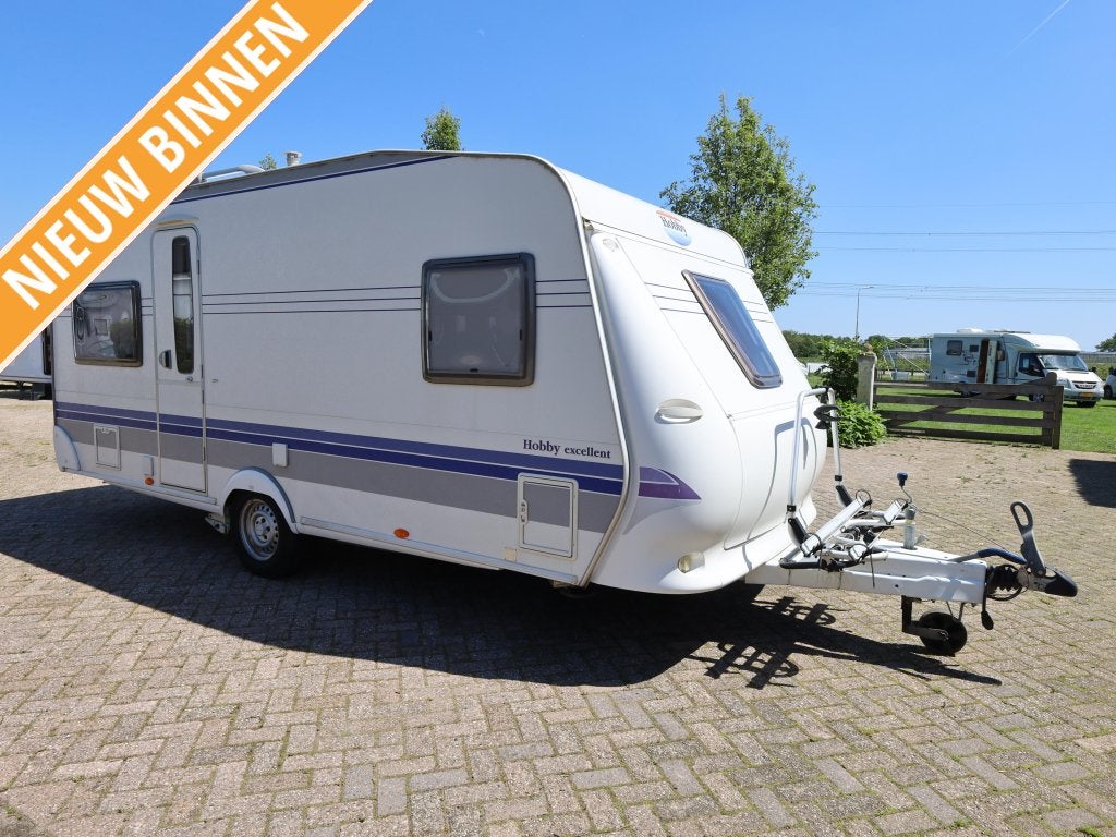 Hobby Excellent 495 UFE mover | voortent | luifel, Caravans en Kamperen, Caravans, Rondzit, Hobby, Bedrijf, Schokbreker