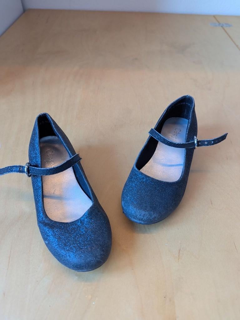 Zwarte 'ballerina's' met hak en glitter Cupcake maat 27, Gebruikt, Meisje, Schoenen, Cupcake