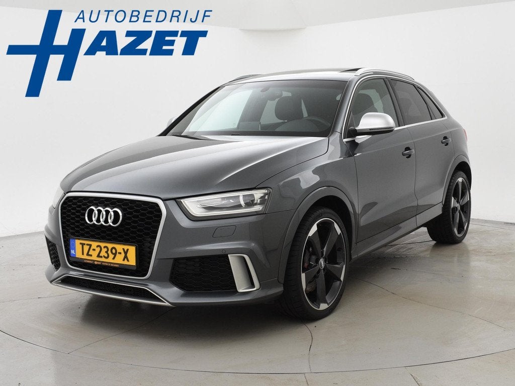 Audi Q3 2.5 TFSI RSQ3 310 PK QUATTRO + PANORAMA / 20 INCH LM, Auto's, Automaat, Euro 5, Gebruikt, Automatische klimaatregeling