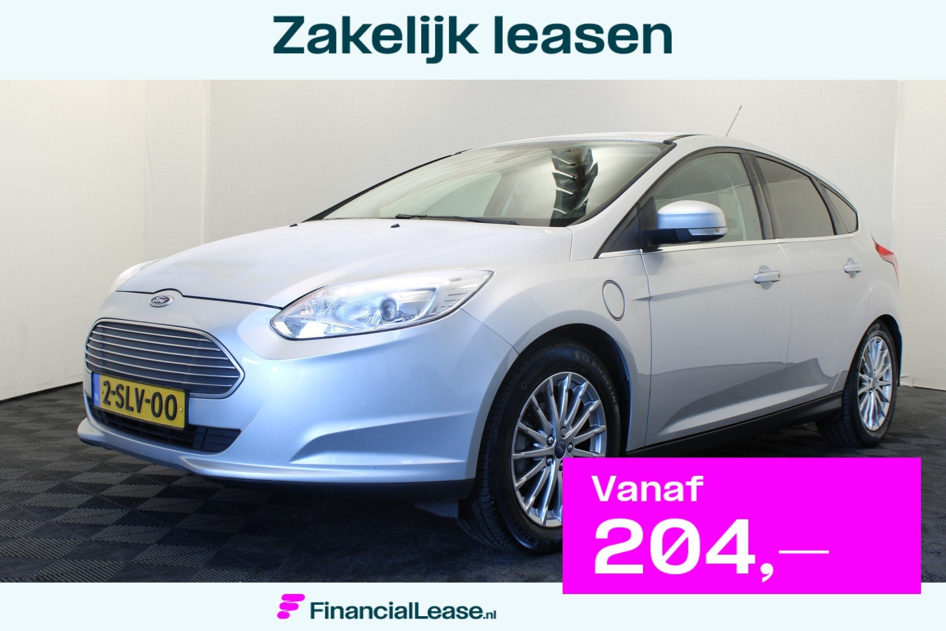 Ford Focus Titanium Electric, Stof, Gebruikt, Zwart, Origineel Nederlands