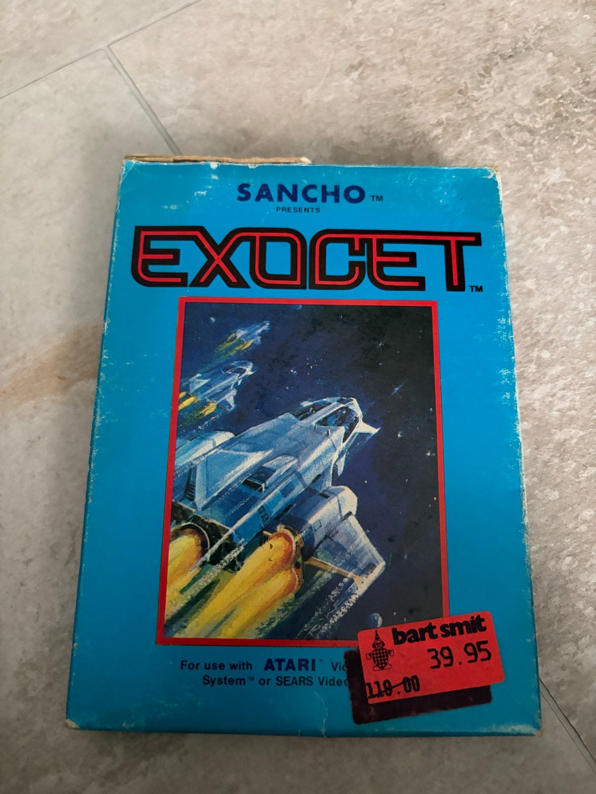 Exocet voor Atari 2600 - Klassiek Ruimteschietspel, Spelcomputers en Games, Gebruikt, Shooter, 1 speler, Ophalen of Verzenden