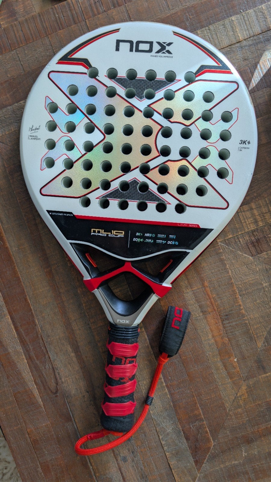 Padelracket Nox ML10 Pro Cup 3K Luxury Series, Ophalen of Verzenden, Gebruikt