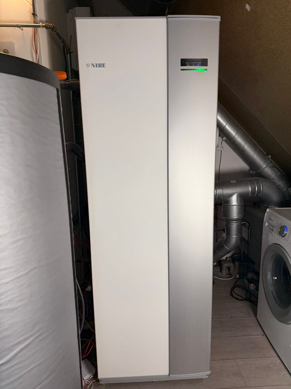 NIBE F1255-6 PC bodem/water warmtepomp (2019) incl. pas.koel, Ophalen, Hoog rendement (Hr), Overige typen, Zo goed als nieuw