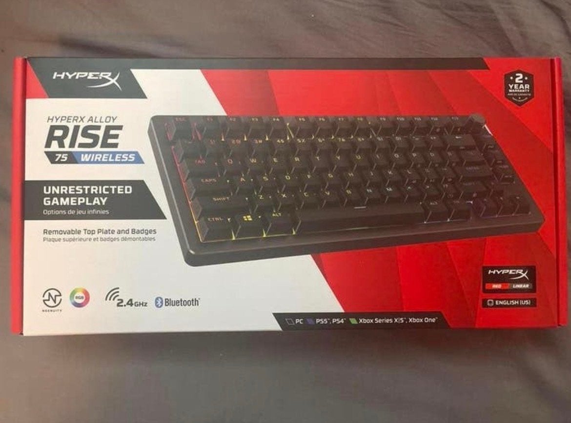 HyperX Alloy Rise 75 Wireless Gaming Toetsenbord, Hot-swappable, Nieuw, Ophalen of Verzenden, Draadloos