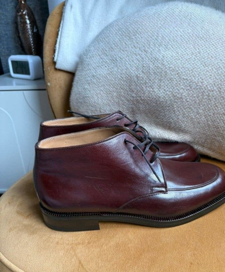 Avang handgemaakte kalfsleren Chukka boots mt 41.5 NIEUW, Ophalen of Verzenden, Nieuw, Bruin, Boots
